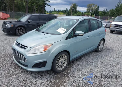 2013 Ford C-Max Hybrid Se from USA, damaged, VIN 1FADP5AUXDL556435